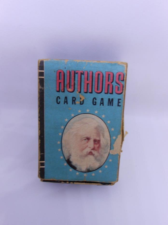 Vintage Author Card Game Whitman Publlishing No 4127