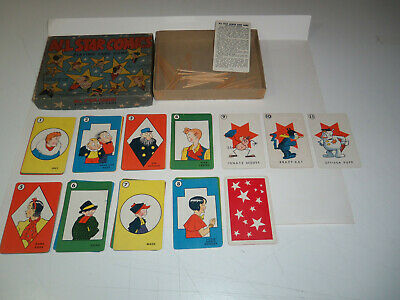 1934 ALL STAR COMICS Playing Card Game COMPLETE All 36 Cards KRAZY KAT King Fea