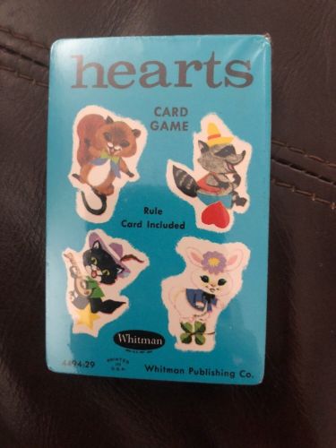 HEARTS Vintage Card Game w/Rule Card 1963 Whitman Publishing Co.NEW SEALED