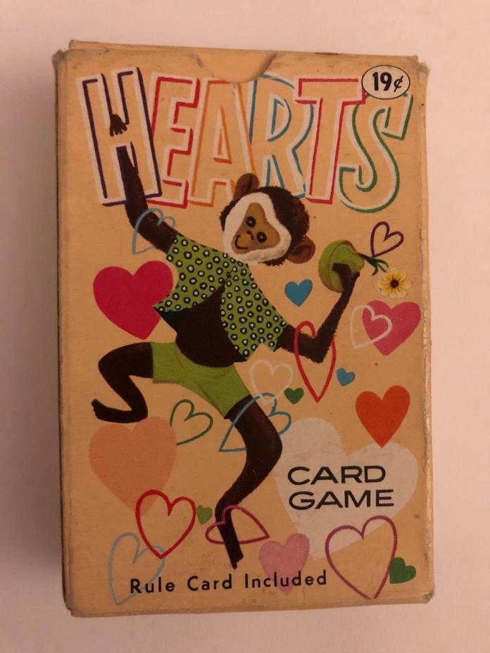 Vintage Whitman Hearts Card Game 1951