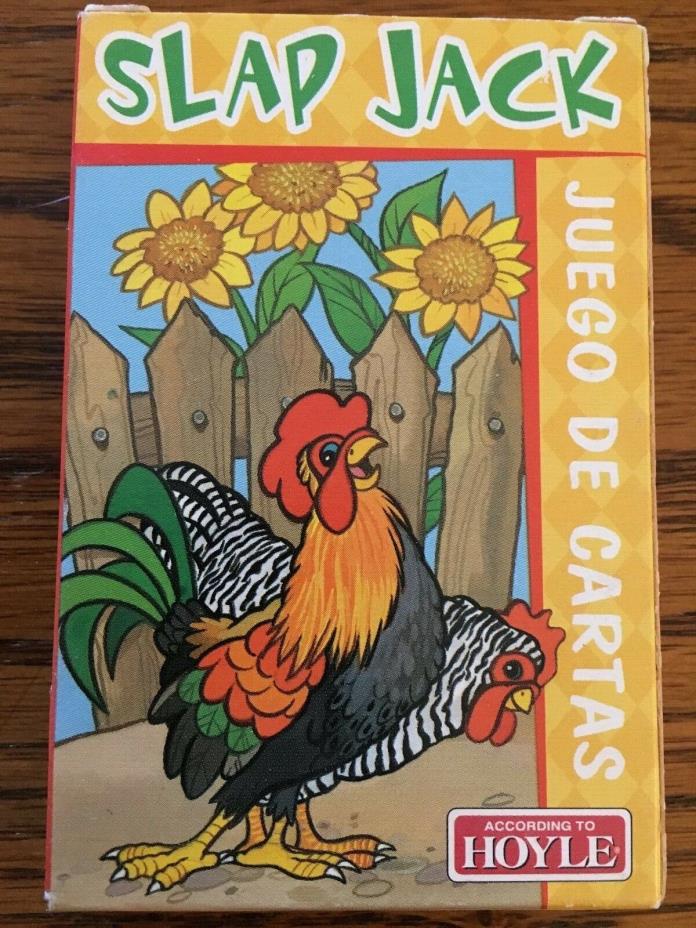 Hoyle 2002 Slap Jack Card Game - Model# 8424 - Farm Animals - Vintage EUC!