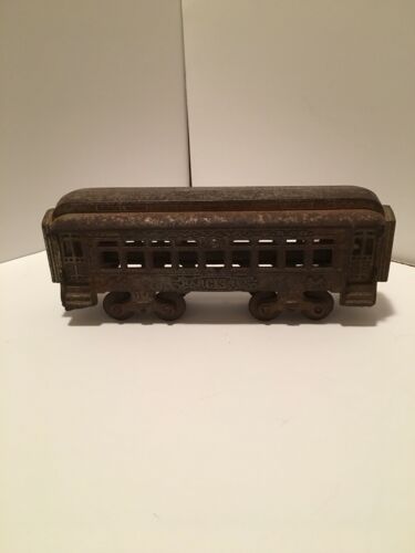 Vintage Cast Iorn Pennsylvania Rail Road Company Narcissus Train Car
