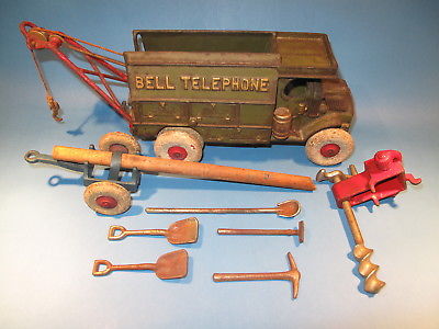 Original Cast Iron Bell Telephone Truck