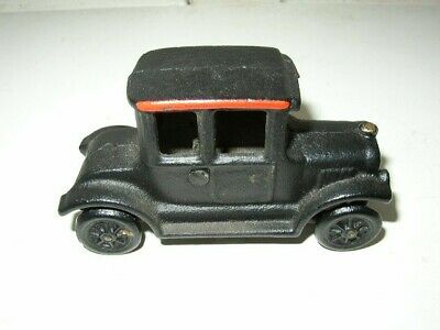 Vintage, Black Cast Iron 1920-40s Automobile