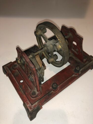 Circa 1900 Antique  Bipolar Electric Steam Engine Toy Unrestored Condition