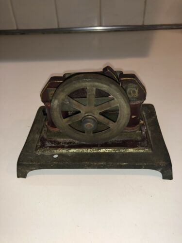 Circa 1900 Antique Weeden Bipolar Electric Steam Engine Toy Dynamo Empire doll