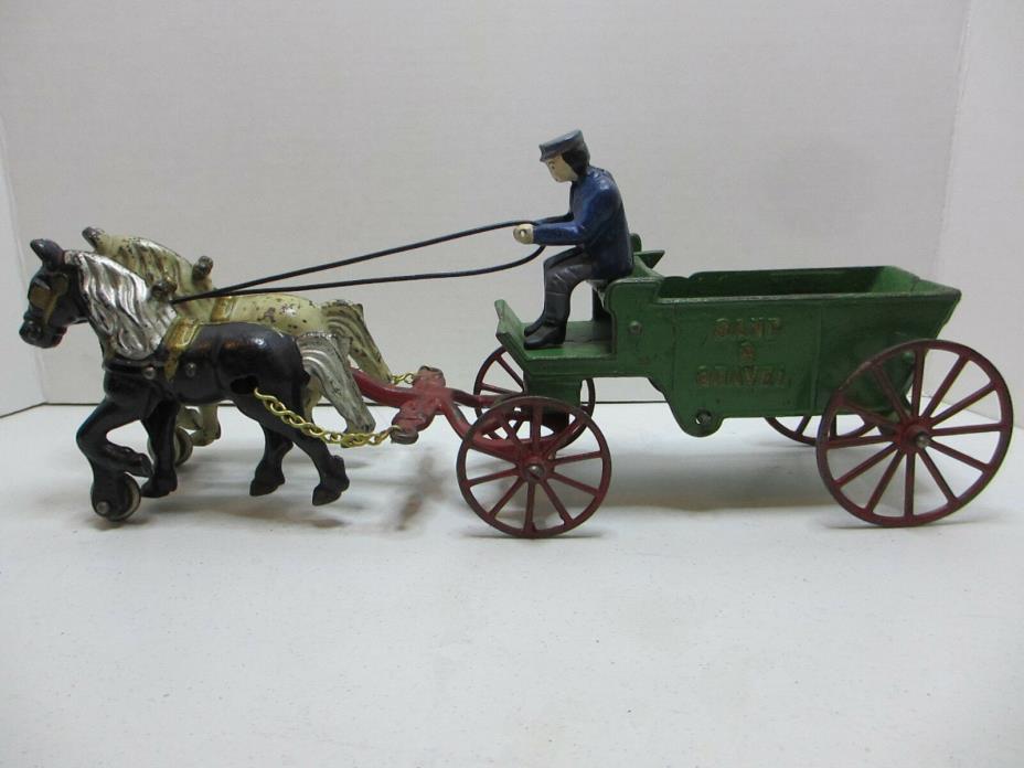 ANTIQUE (HUBLEY) SAND AND GRAVEL WAGON