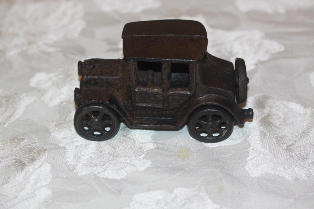 Vintage Model Cast Iron Antique Car Metal Toy | Model T 1920's