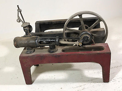 Antique Weeden Steam Engine Toy Cast Iron Platform flywheel PARTS