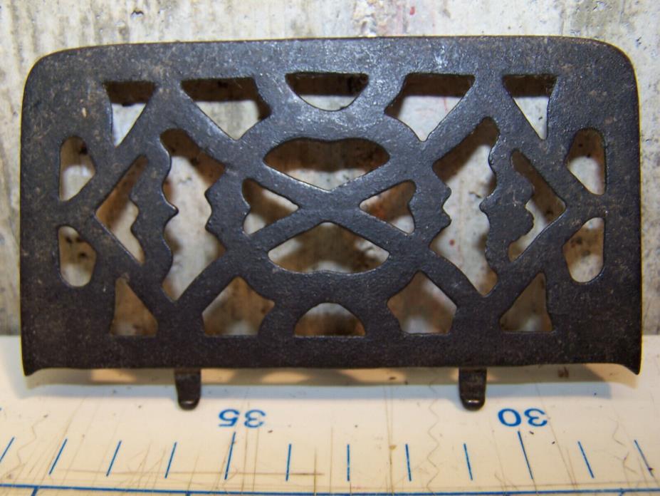Vintage Crescent Cast Iron Stove Replacement Part Shelf