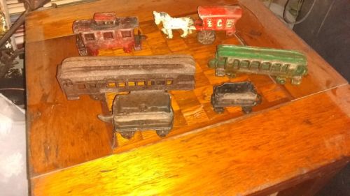 1900s vintage Cast Iron Toys Train