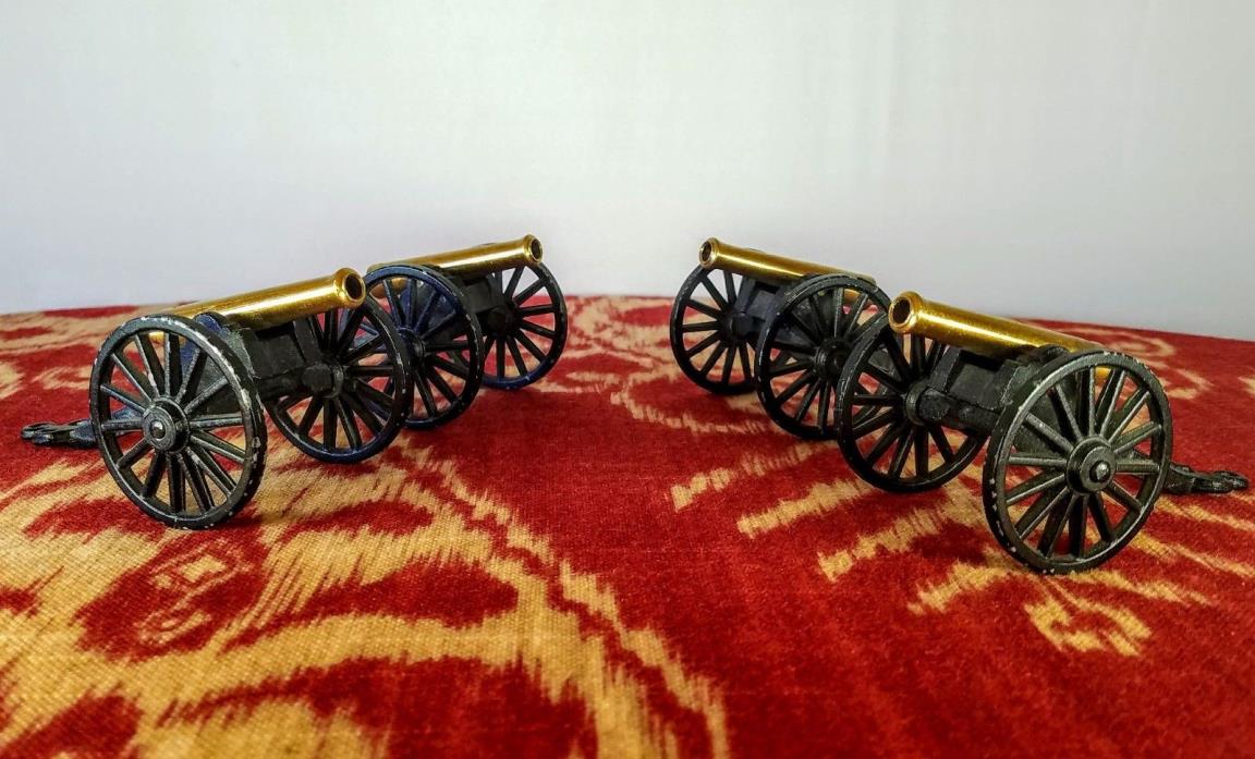 Michael Falk - MFCO C 1/1 - Brass and Cast Iron Desktop Civil War Cannon x4