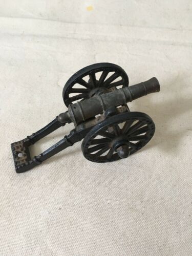 Cast Iron and Brass Artillery Cannon Carriage Wheels Military USA