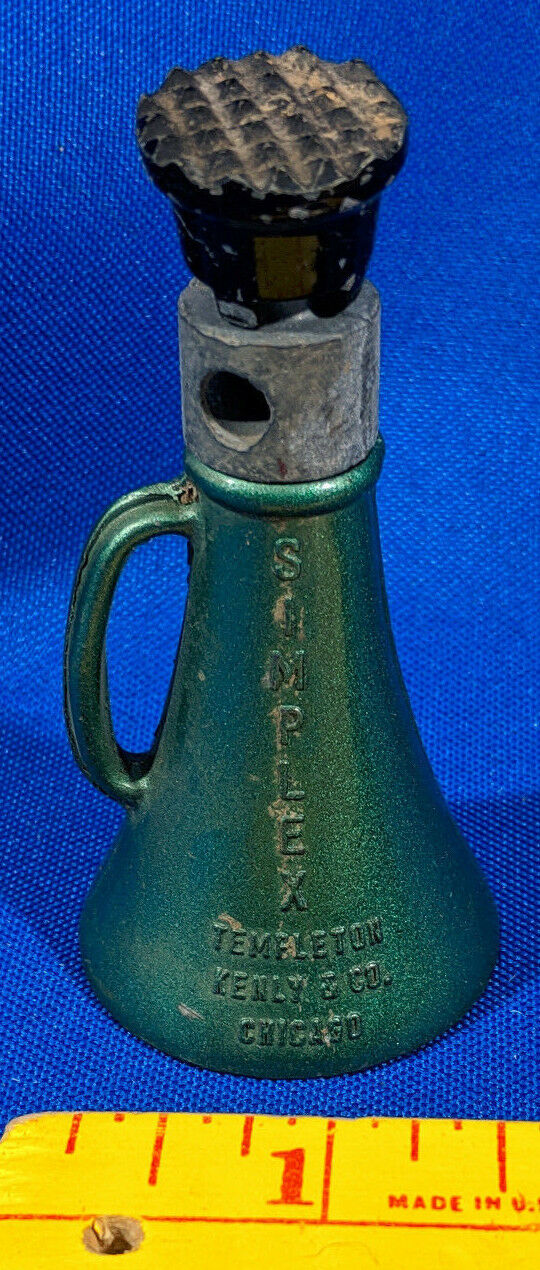 Antique VTG Cast Iron toy Salesman Sample Simplex Screw Jack Hydraulic World's