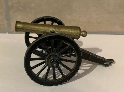 PENNCRAFT Mini Civil War Replica Brass Die Cast Toy Cannon