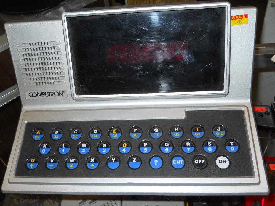 red electronic toy from the 80s