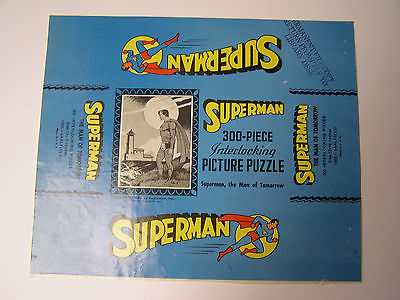 1940's SUPERMAN SAALFIELD LIBRARY OF CONGRESS PUZZLE BOX FILE COPY