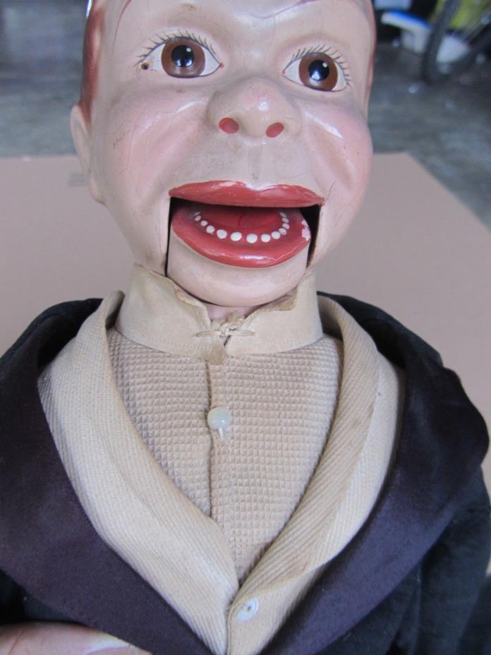 Original Effanbee Charlie McCarthy Ventriloquist Doll Edgar Bergen Antique Old