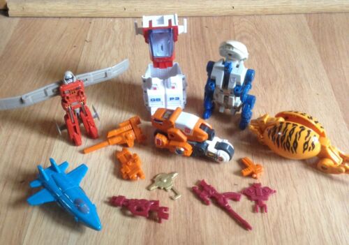 1987 Hasbro Transformers LOT + Accessories Terrorcon Airplane Go-Bot Suit etc