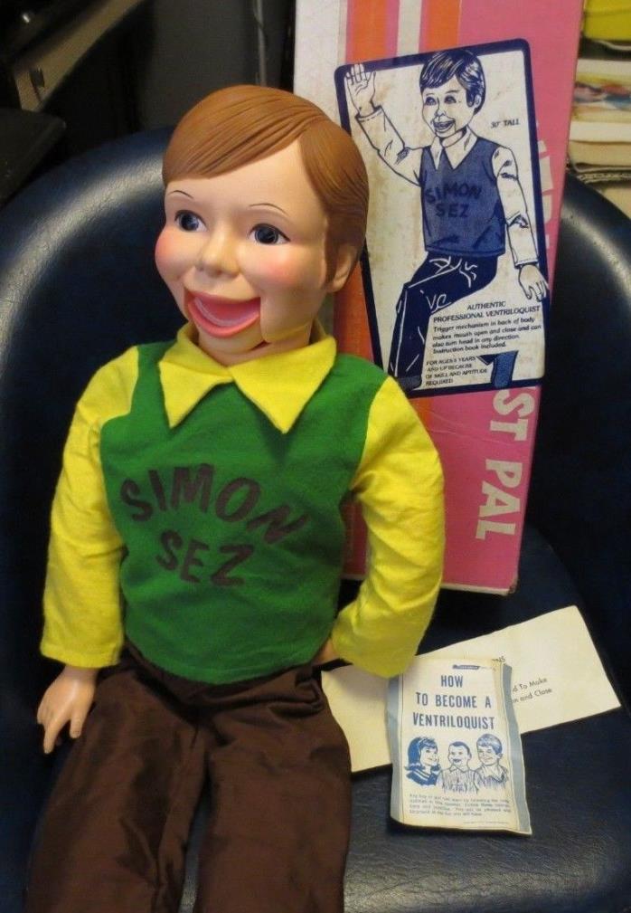 Vintage 1973 SIMON SEZ HORSMAN VENTRILOQUIST DUMMY with box