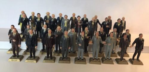 MARX The Presidents Of The United States Complete Set 35 Miniatures 1950-60’s