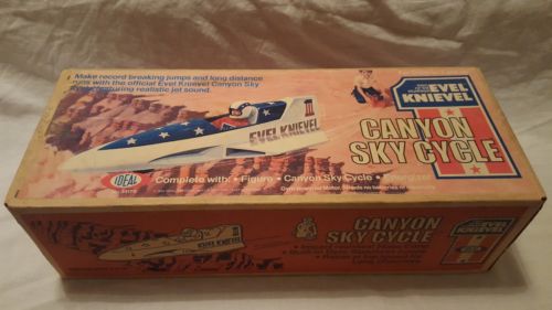 Vintage Evel Knievel Canyon Sky Cycle factory sealed 1974