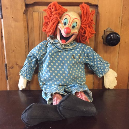 Mattel 1963 Talking Bozo The Clown Mattel Doll Clown Does Not Talk No Pull Strin