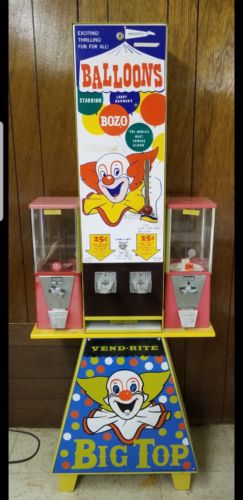 Vintage bozo the clown Balloon Machine