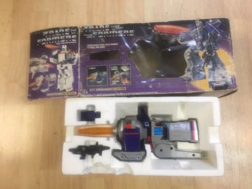 Vintage 1986 Tranformers City Commander Galvatron With Original Box NO Booklet