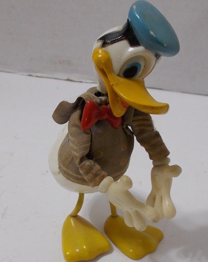 VINTAGE MARX TOY CO DONALD DUCK BENDABLE / BENDY TOY 60's 5.5