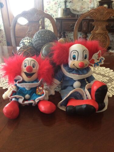 Vintage Bozo The  Clown Dolls With Tags