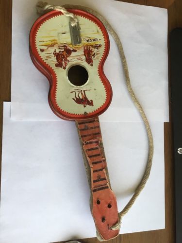 1950s Tin Toy Lone Ranger Guitar