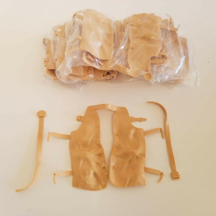Lot of 10 Johnny West Chaps Best Of The West soft plastic tan