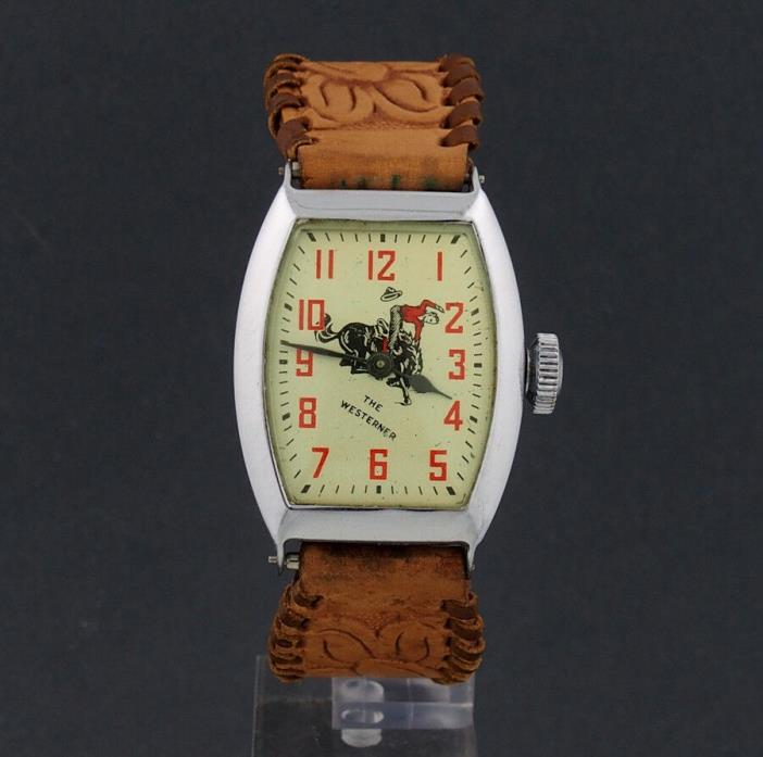 1950's Ingraham The Westerner Cowboy Western Character Watch