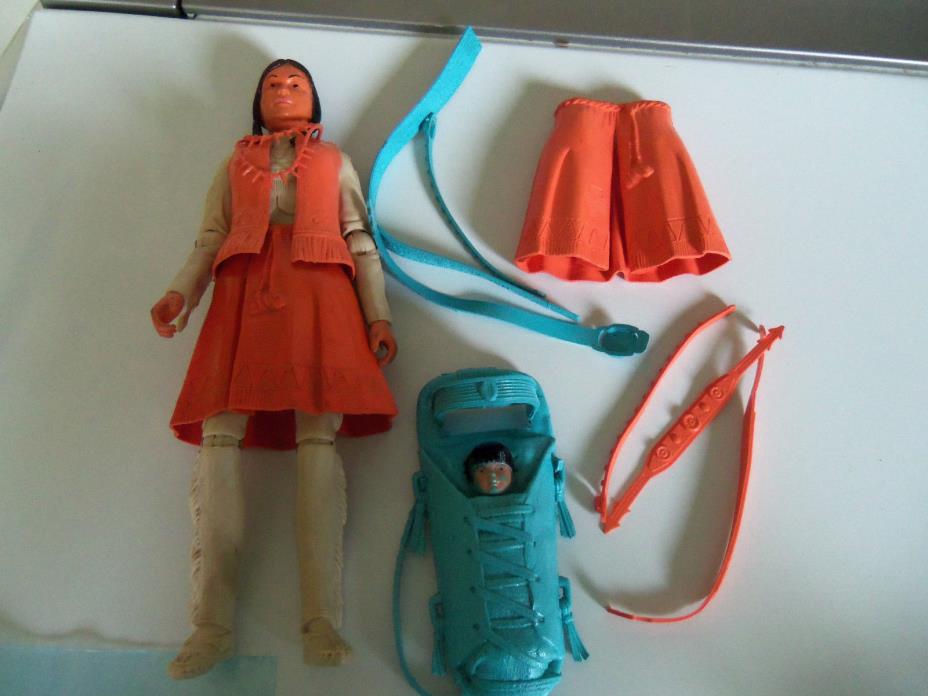 Marx Princess Wildflower Indian figure w/ accessories