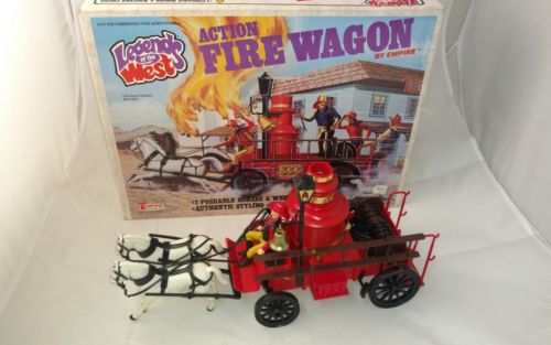 Empire Legends of the West Action Fire Wagon 100% complete with Box great shape