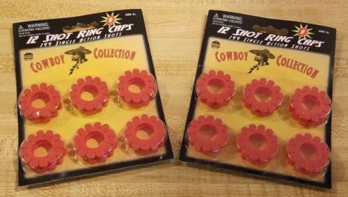 Parris Manufacturing 12 Shot Ring Caps Vintage  --288  Shots -- NIP!