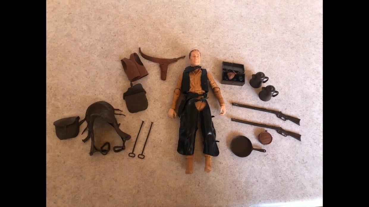 vintage marx johnny west action figure and  accessories
