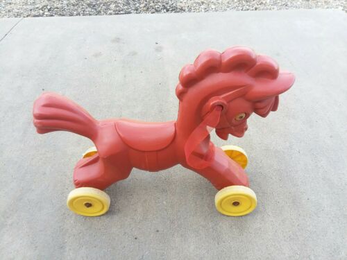 Vintage Empire Blow Mold Kids Ride On Horse Toy