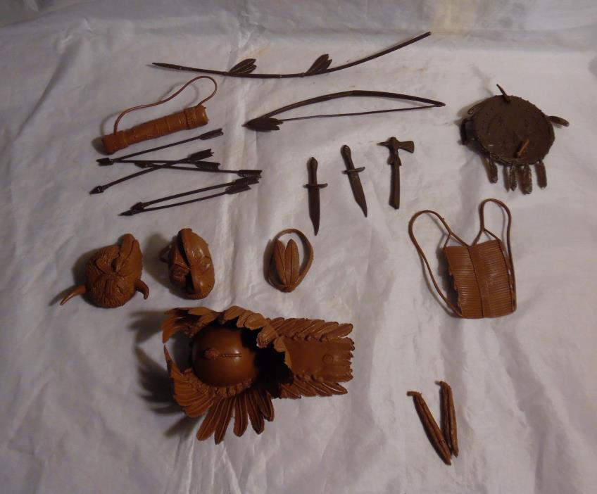 MARX Johnny West Indian Chief Geronimo Accessory Ceremonially Ermine Tails