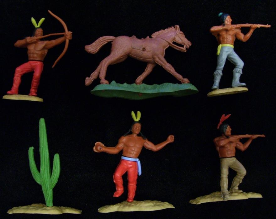 Vintage Cowboy and Indian toys by TEMPO