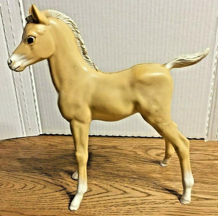 Vintage Rare Marx Thunderbolt's Colt Palamino Tan White 10' Tall 1960's
