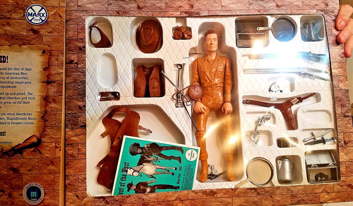 Marx Johnny West Best of the WEST Playset action figure & accessories NIB