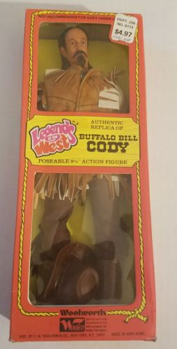 vintage legends of the west buffalo bill cody 9.5