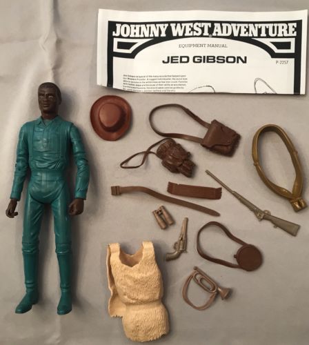 JWA Marx Johnny West Adventure Jed Gibson with Mixed Vintage & CXR Accessories