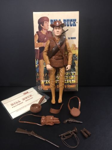 Marx Johnny West- Vintage Bill Buck FAF Boxed w/ Accessories!