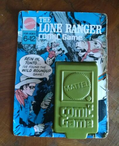 1971 Mattel LONE RANGER COMIC GAME mint on Card #3973 Cards sealed