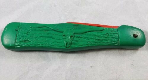 Vintage Auburn Rubber Co. Toy Knife Western Cattle Head - Preowned