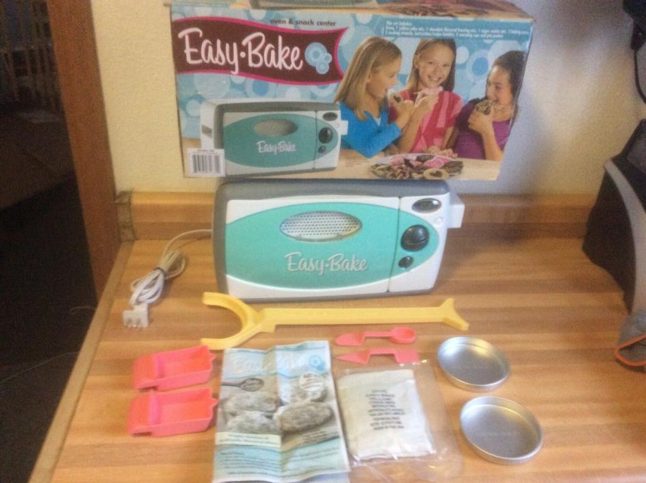 Easy Bake Oven Teal With Accessories & Original Box 2003