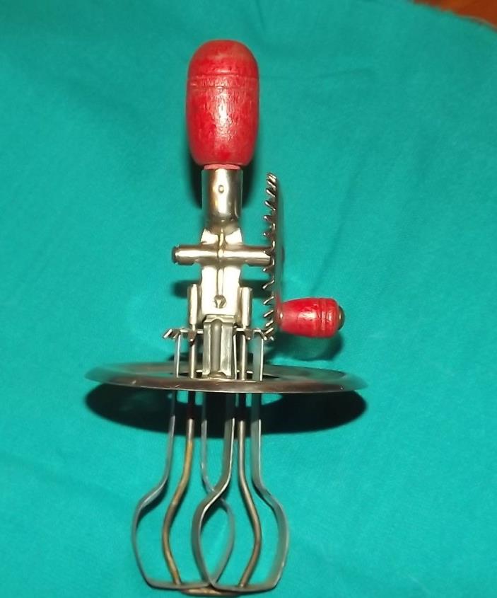 Vintage Betty Taplin Beater child's toy beater red
